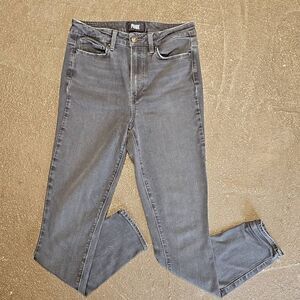 PAIGE Margot Ankle Black Denim Jeans